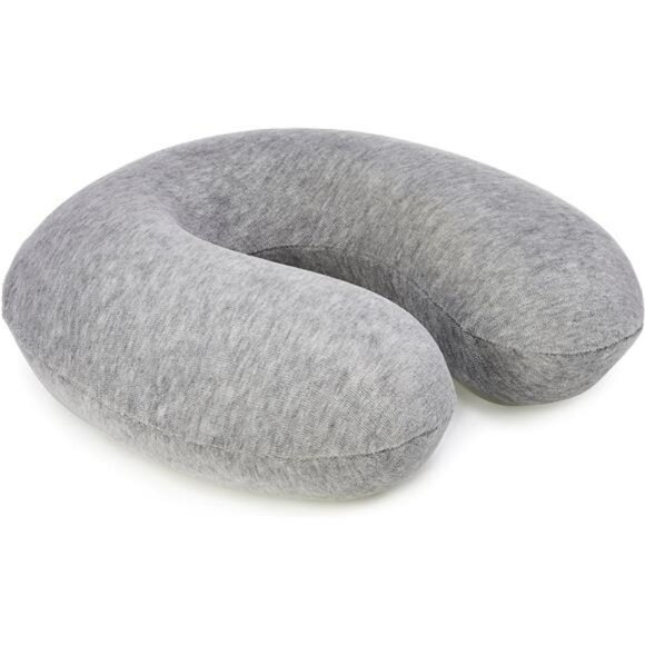 Memory foam travel neck pillow semicircle cushion ergonomic support washable cov - Picture 3 of 5